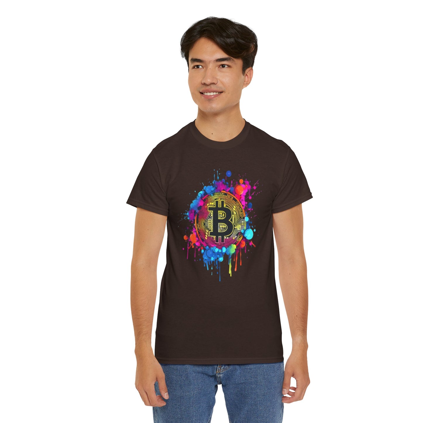 Bitcoin Paint Splash Tee