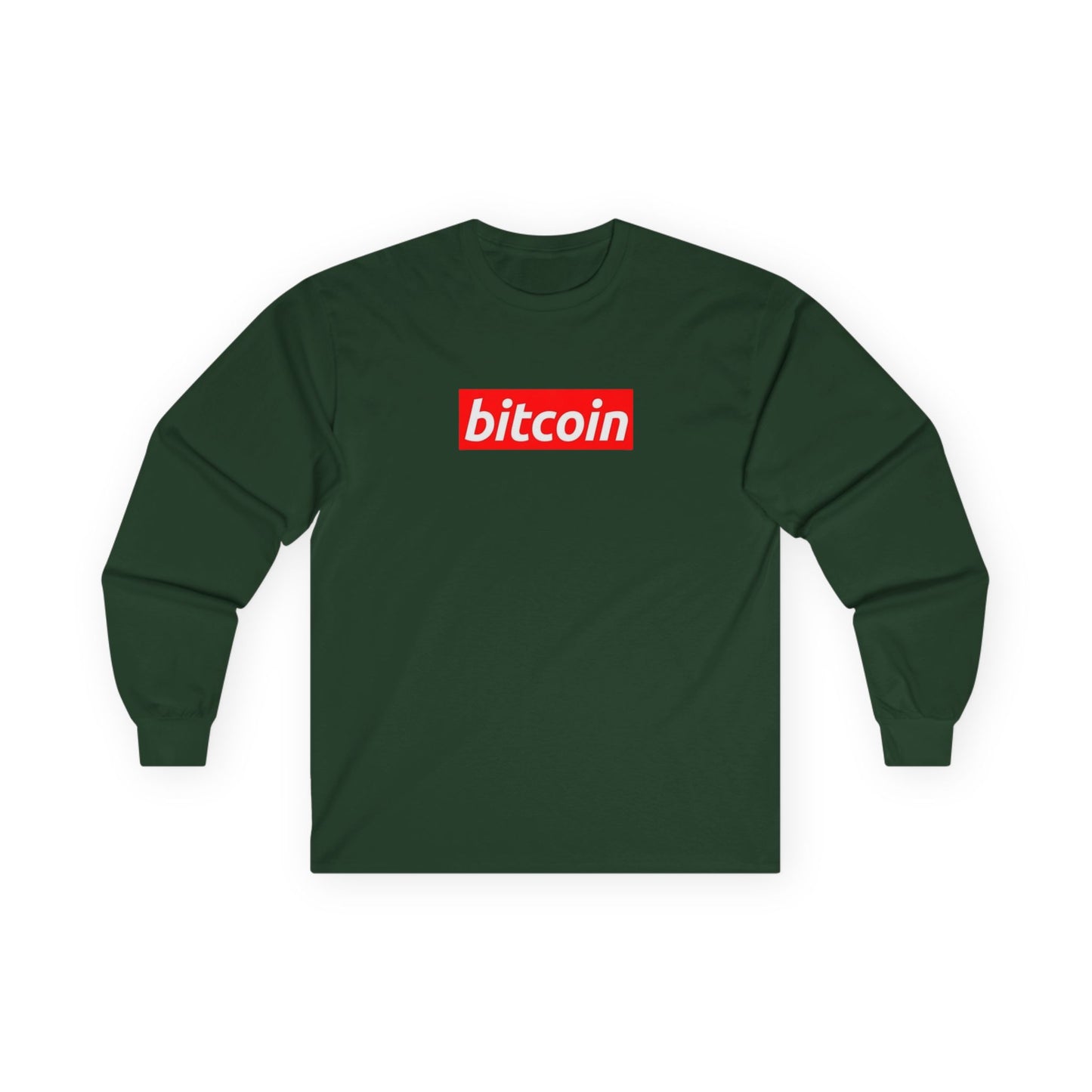 Bitcoin Logo Long Sleeve Tee