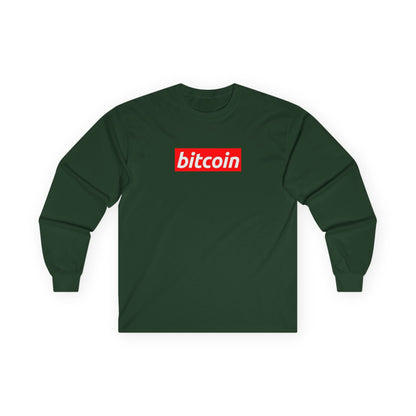Bitcoin Logo Long Sleeve Tee