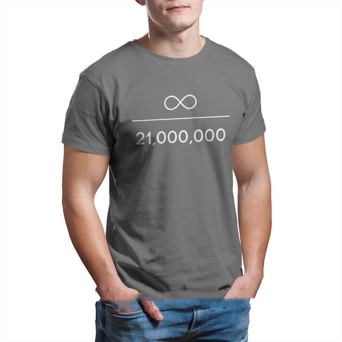 Men's Fashion Tee - BTC 21 Million