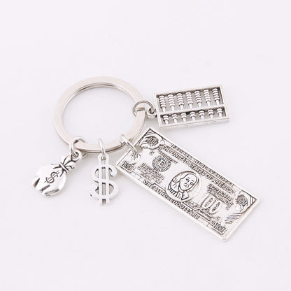 Dollar Bill Keychain
