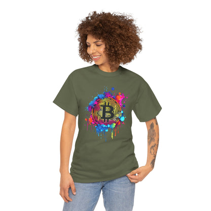 Bitcoin Paint Splash Tee