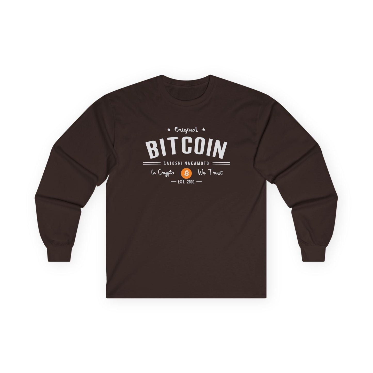 Bitcoin Vintage Long Sleeve Tee