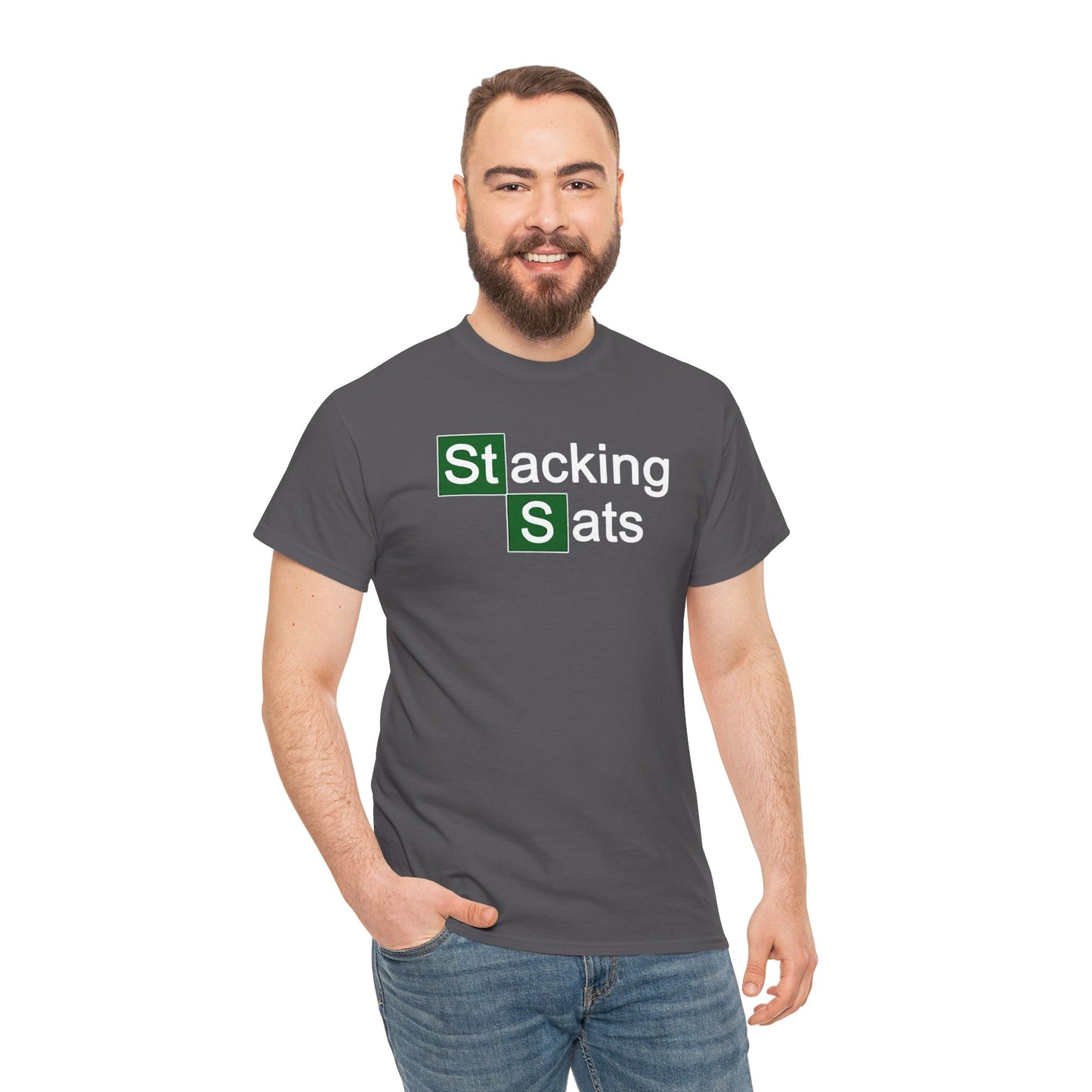 Stacking Sats Tee