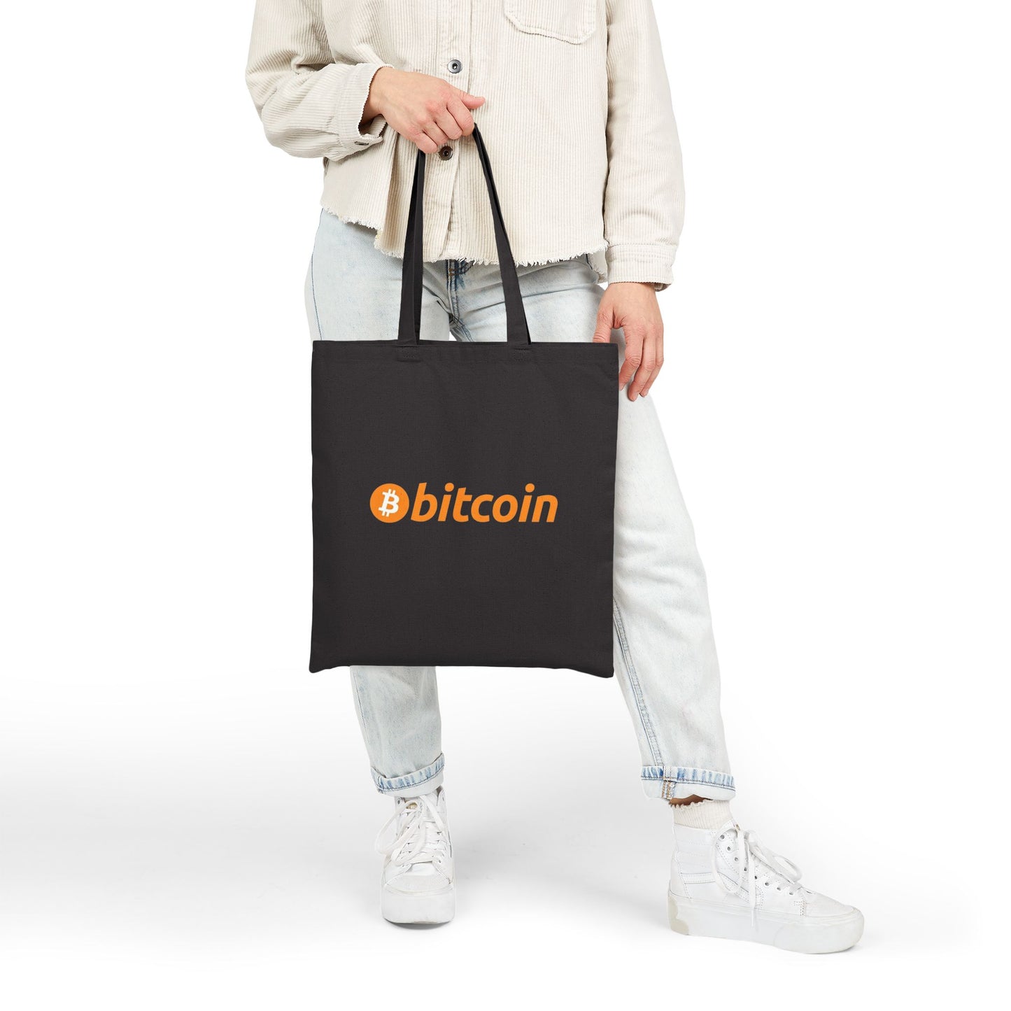 Bitcoin Cotton Canvas Tote Bag