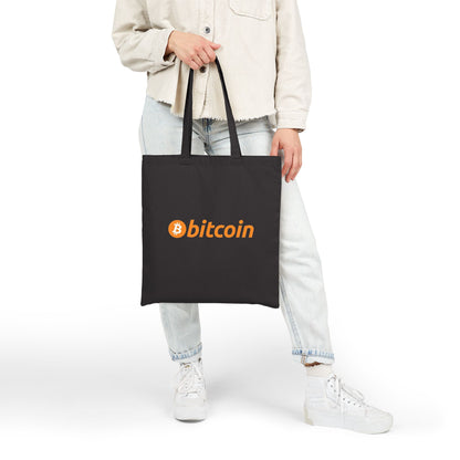 Bitcoin Cotton Canvas Tote Bag