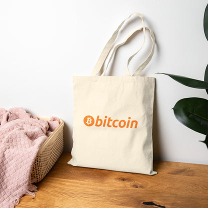 Bitcoin Cotton Canvas Tote Bag