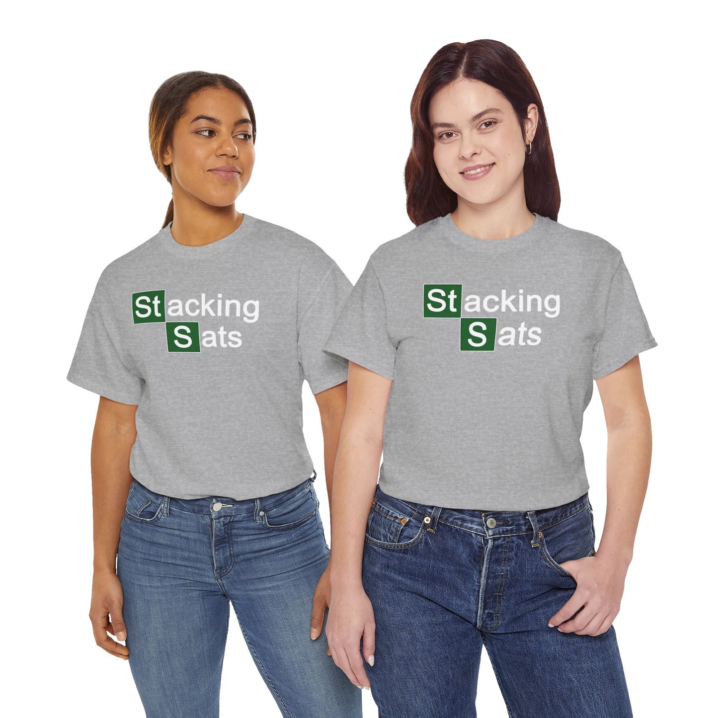 Stacking Sats Tee