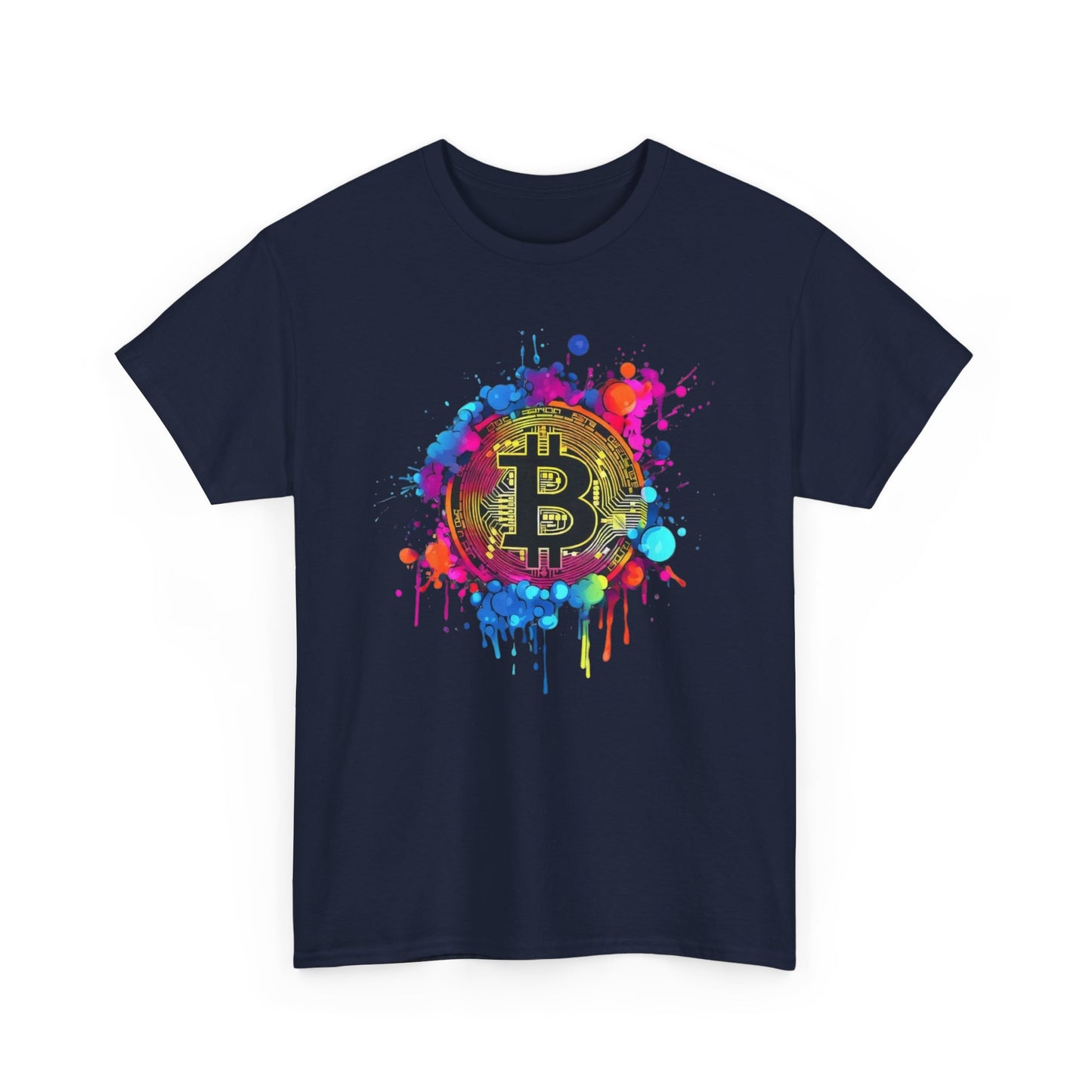 Bitcoin Paint Splash Tee