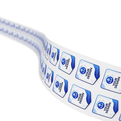 Custom Square Sticker Roll — Personalized Label Stickers for Packaging, Branding & Shipping