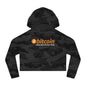 Cropped Hoodie — Bitcoin Logo “Have Fun Staying Poor” Camouflage