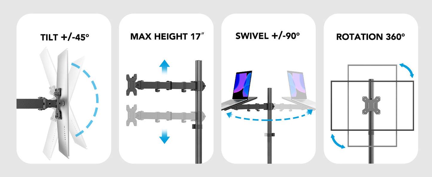 Laptop Monitor Desktop Bracket