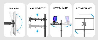 Laptop Monitor Desktop Bracket
