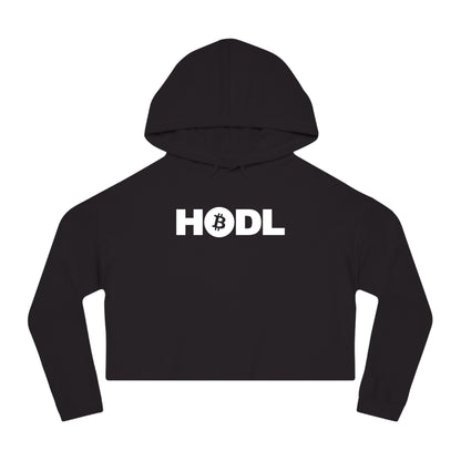 "HODL" Bitcoin Cropped Hoodie