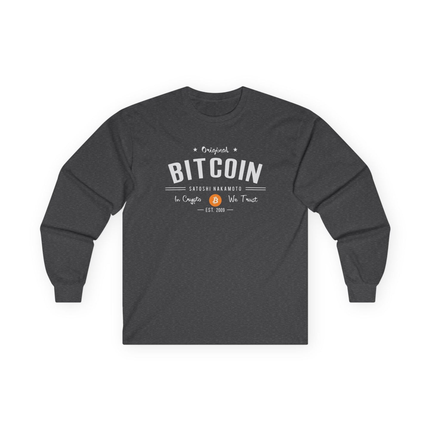 Bitcoin Vintage Long Sleeve Tee