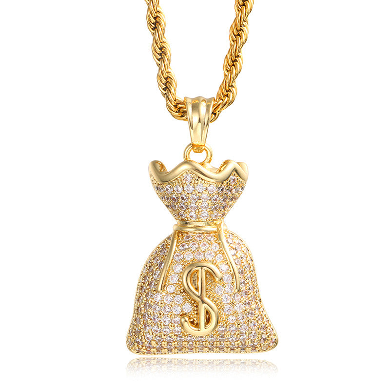 Money bag pendant