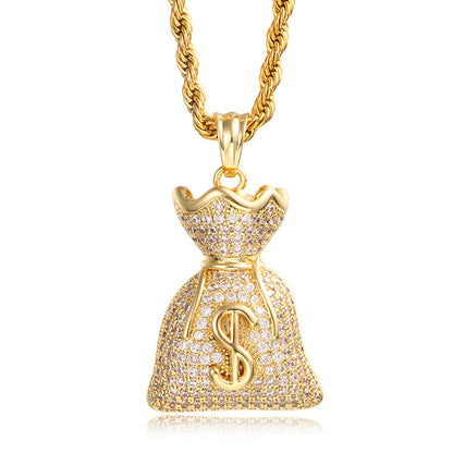 Money bag pendant