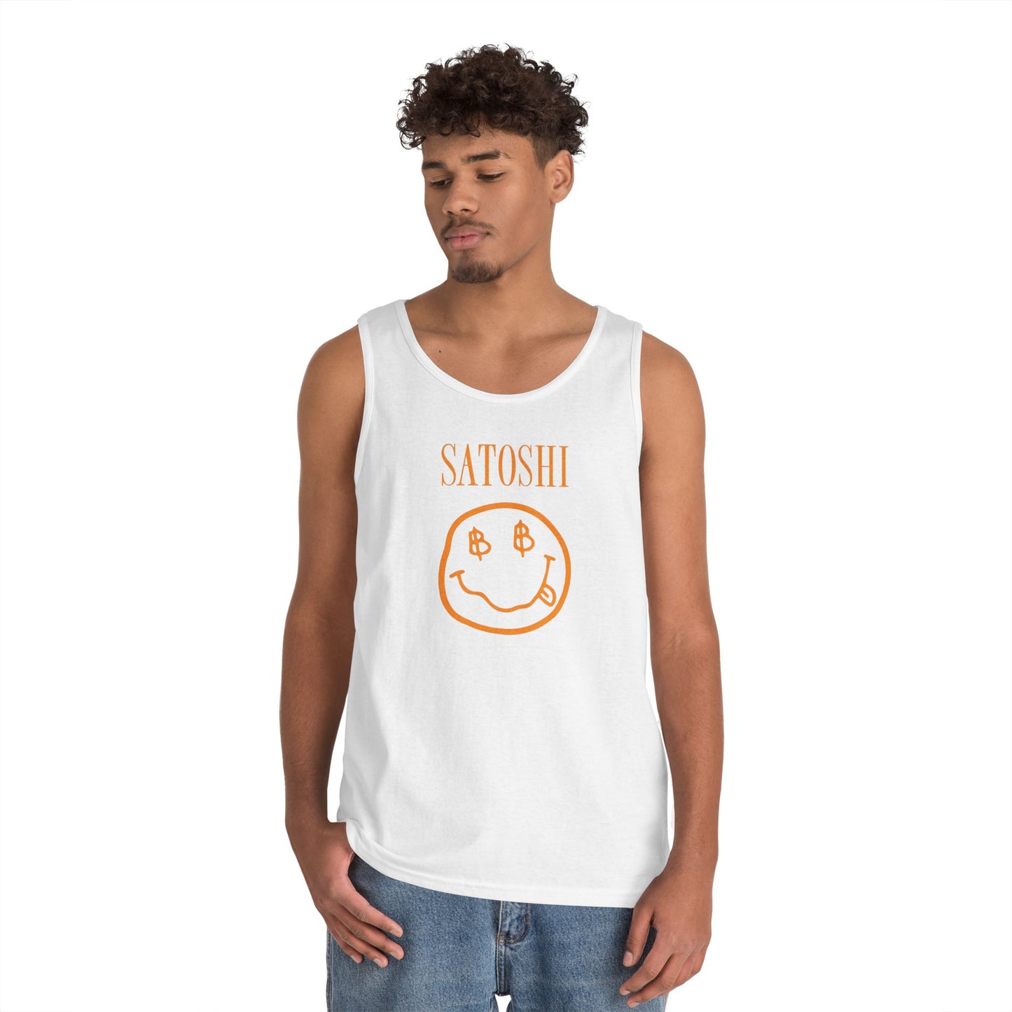 Satoshi Bitcoin Smile Tank Top