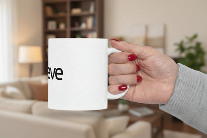 Believe Bitcoin Ceramic Mug – Coffee Cup (11oz, 15oz)
