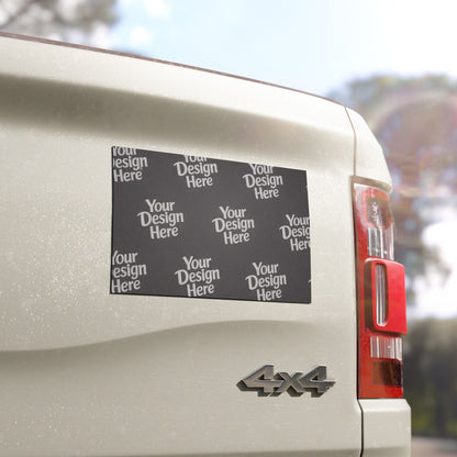 Custom Car Magnet — Personalized Vehicle Sign, Durable Magnetic Decal