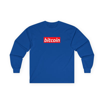 Bitcoin Logo Long Sleeve Tee