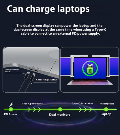Portable Display Dual screen (Laptop Extender/Expansion)