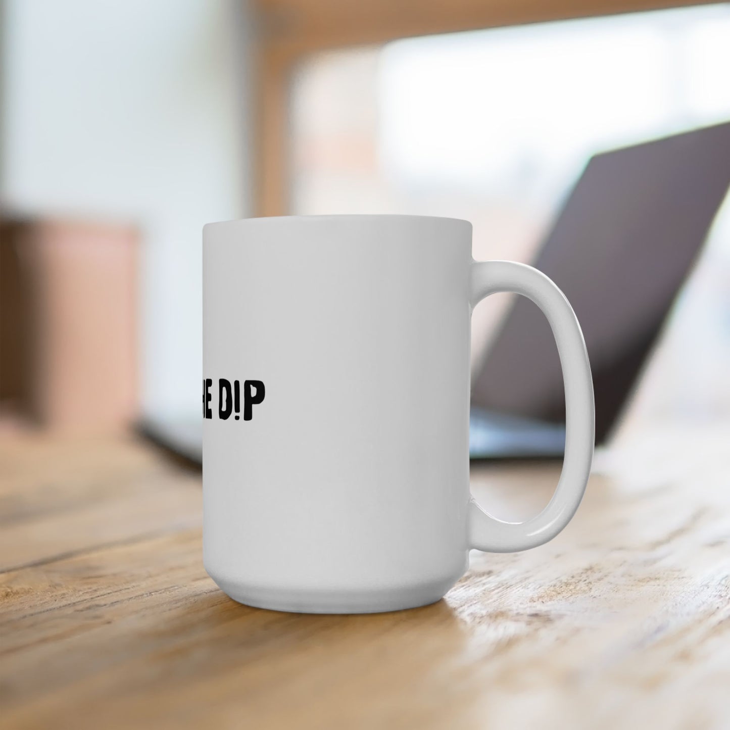 "Buy The Dip" Bitcoin Ceramic Mug —Coffee Cup (11oz, 15oz)