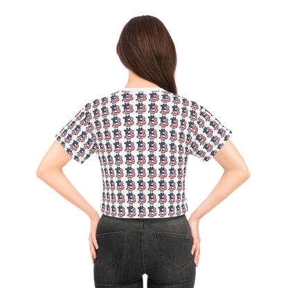 Bitcoin Crop Tee (AOP)