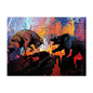 Bull Vs Bear Oil Painting Canvas