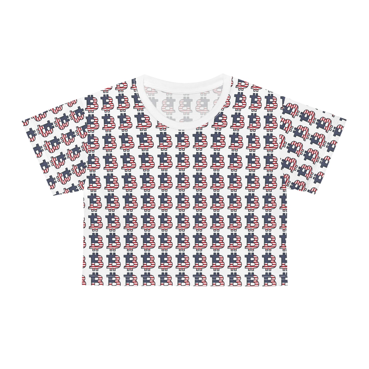 Bitcoin Crop Tee (AOP)