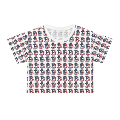 Bitcoin Crop Tee (AOP)