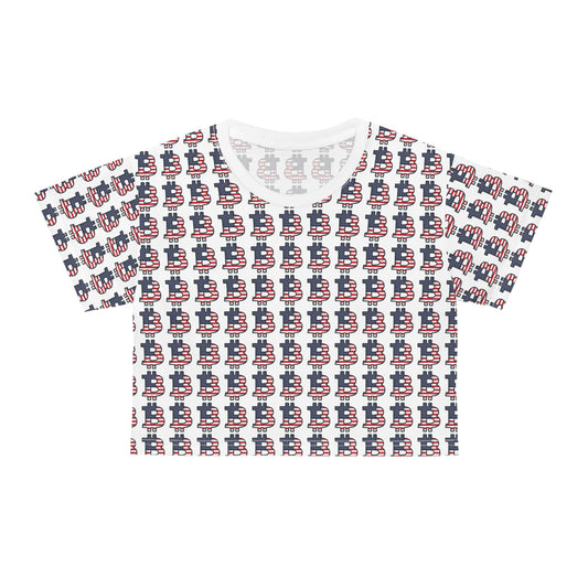 Bitcoin Crop Tee (AOP)