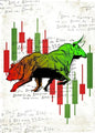 Bull Vs Bear Stock Market Canvas