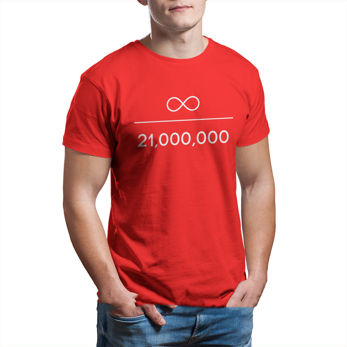 Men's Fashion Tee - BTC 21 Million