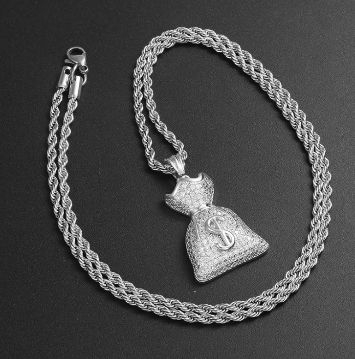 Money bag pendant