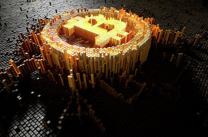 Modern Abstract/ Neon/ Nordic Style BTC Canvas