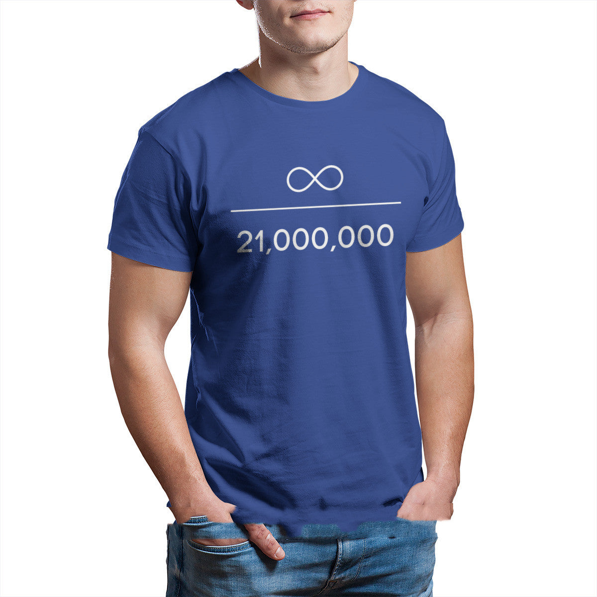 Men's Fashion Tee - BTC 21 Million