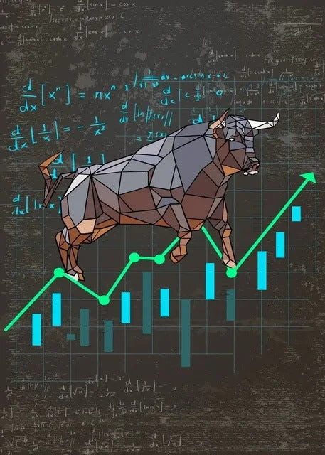Bull Vs Bear Stock Market Canvas