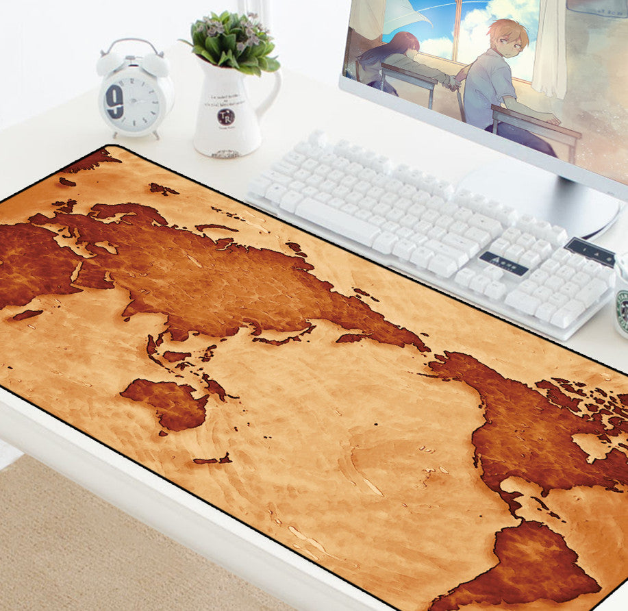 XL World Map Mouse/Desk Pad