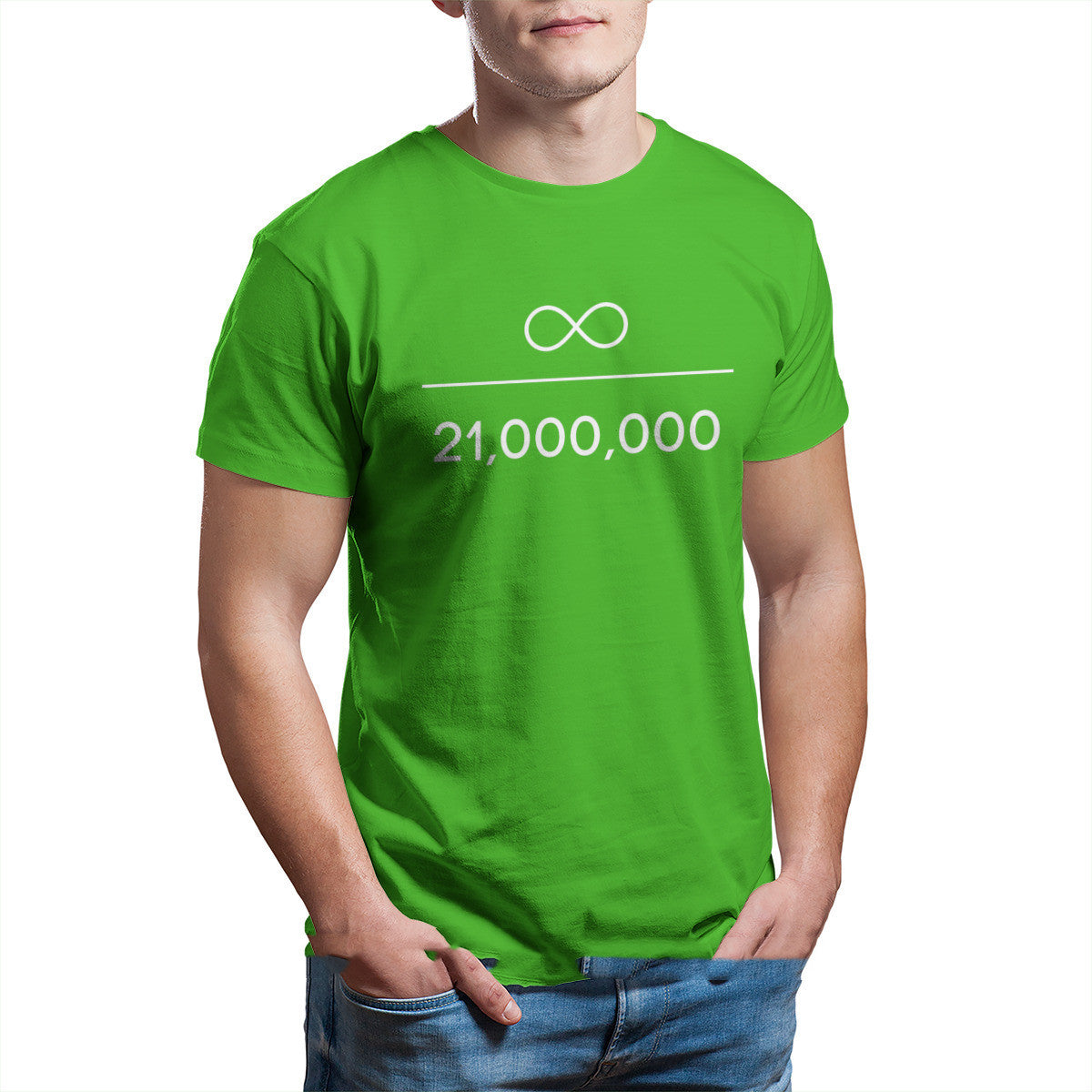 Men's Fashion Tee - BTC 21 Million