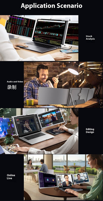 Portable Display Dual screen (Laptop Extender/Expansion)