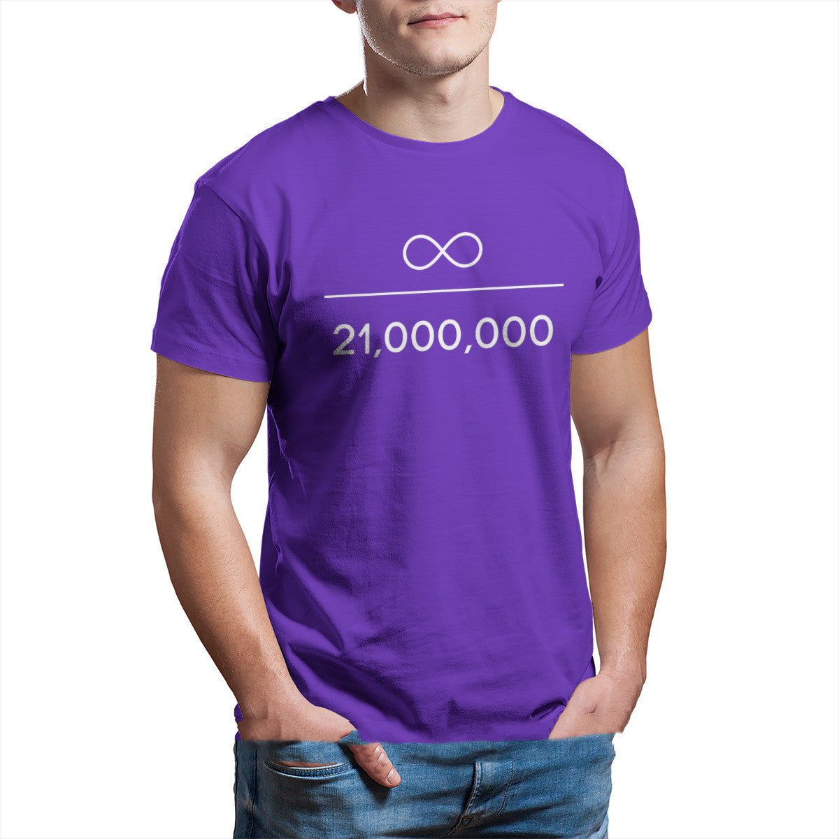 Men's Fashion Tee - BTC 21 Million