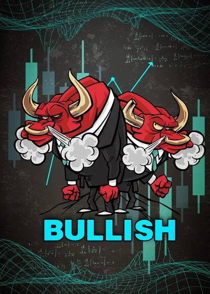 Bull Vs Bear Stock Market Canvas