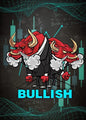 Bull Vs Bear Stock Market Canvas
