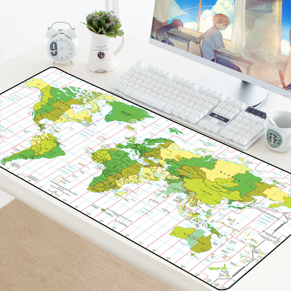 XL World Map Mouse/Desk Pad