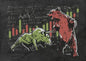 Bull Vs Bear Stock Market Canvas