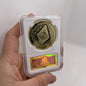 Ethereum (ETH) coin/medal in case