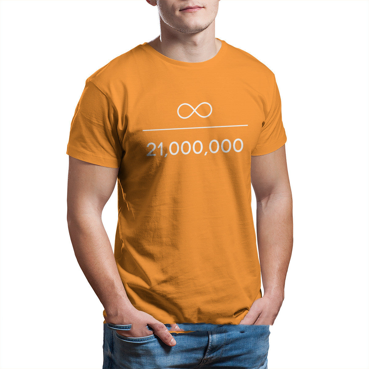 Men's Fashion Tee - BTC 21 Million