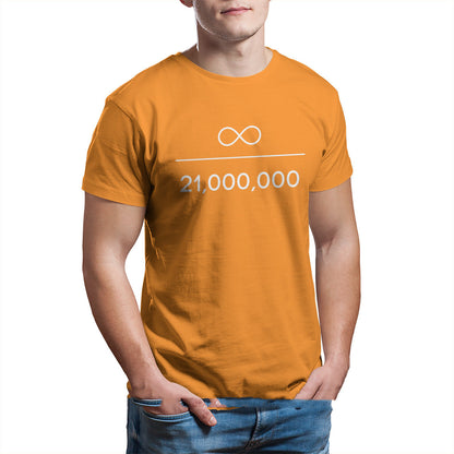 Men's Fashion Tee - BTC 21 Million
