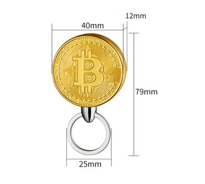 BTC Coin-shaped Pendant Lighter